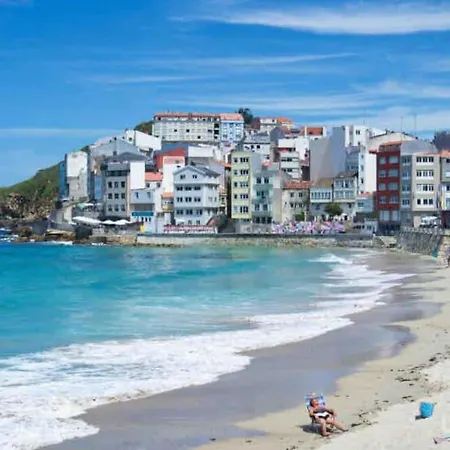 Costa Da Morte Con Vistas, Garaje Y Piscina Lägenhet